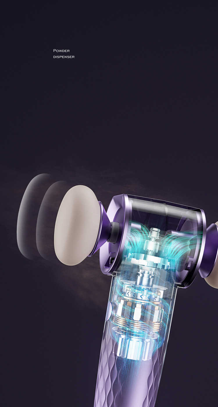 Powder puff instrument, facial massage instrument, electric, beauty protection，