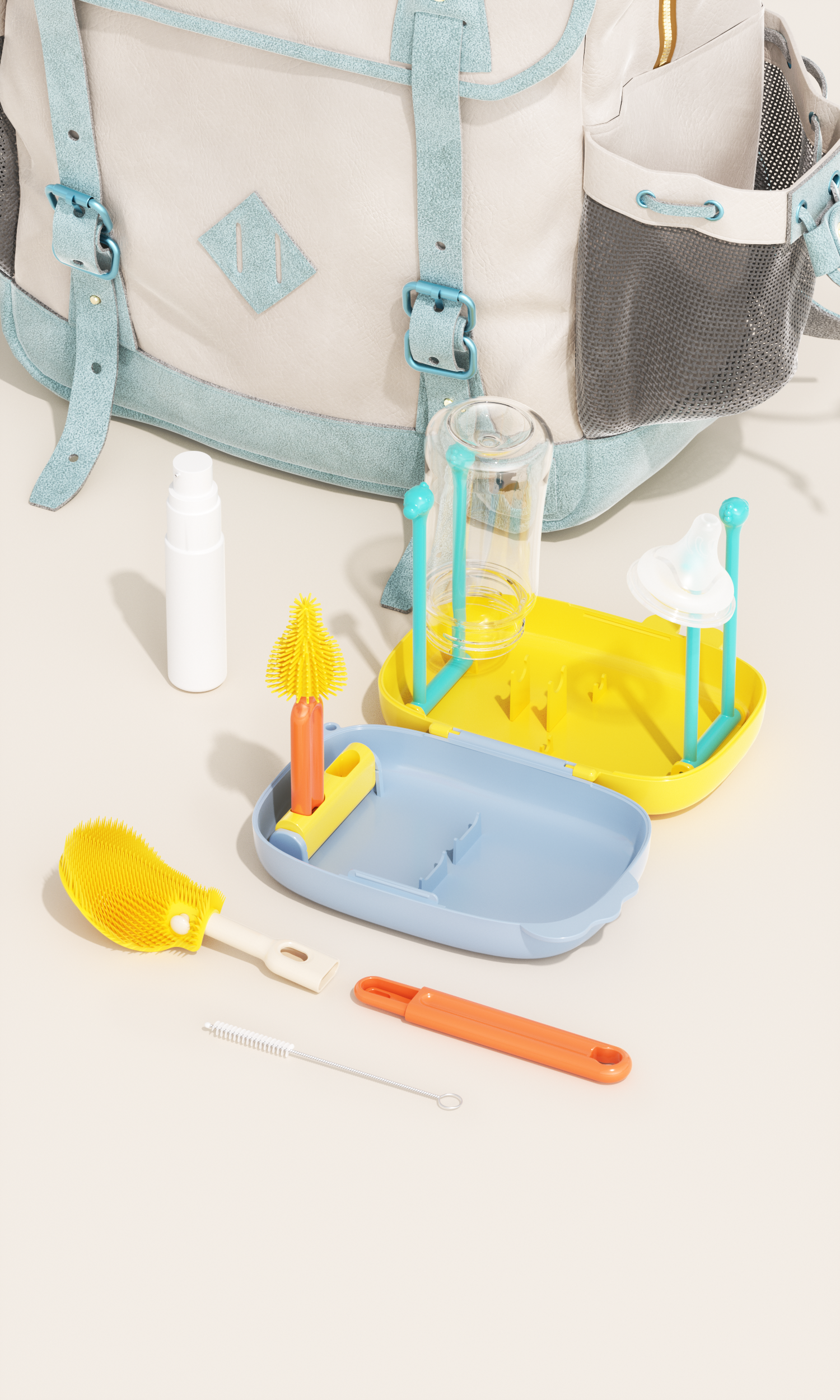 milk bottle brush，Mother and baby，Cleaning brush，