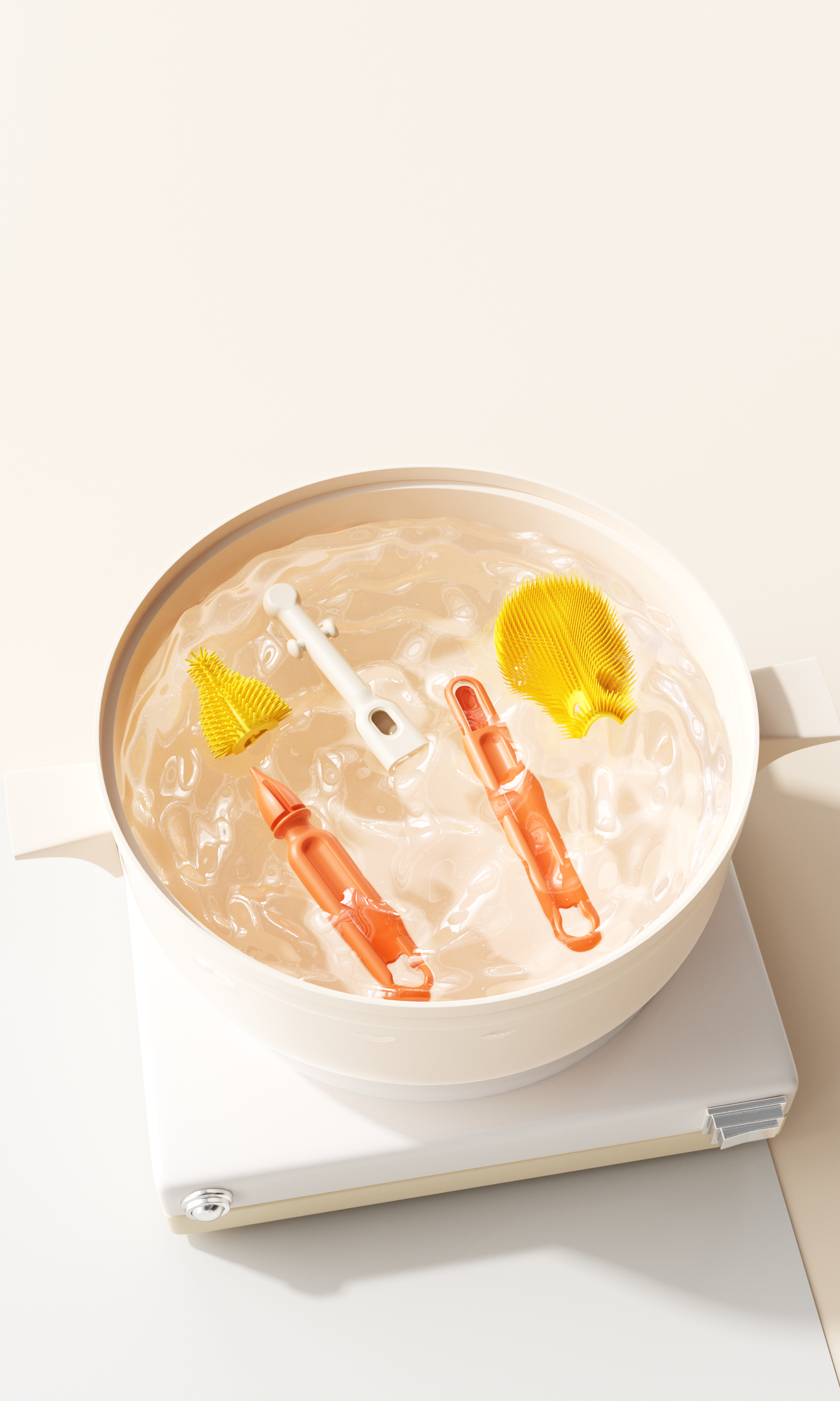 milk bottle brush，Mother and baby，Cleaning brush，