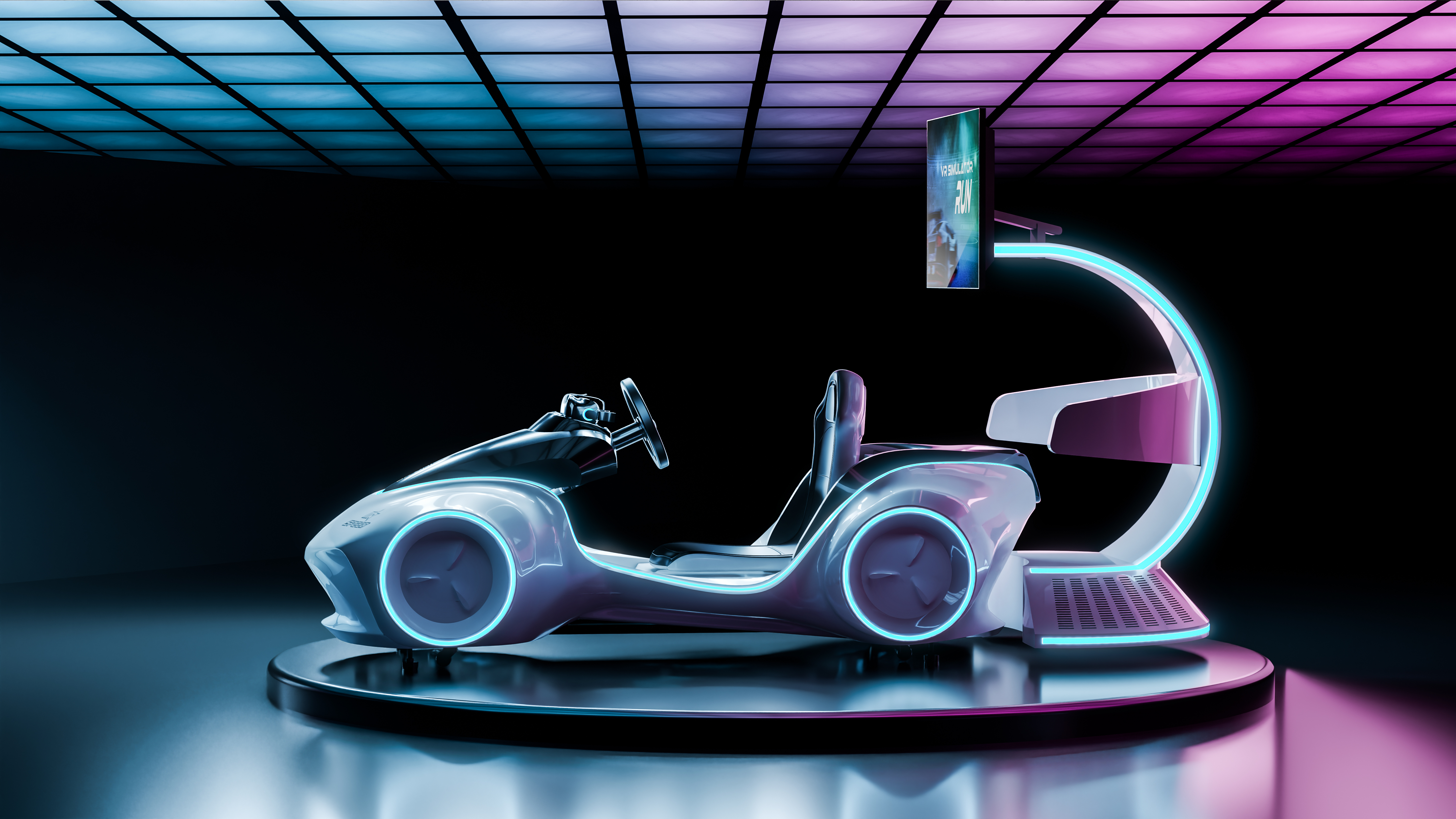 vr，VR Racing，E-sports，racing，science fiction，VR equipment，Amusement equipment，Game console design，