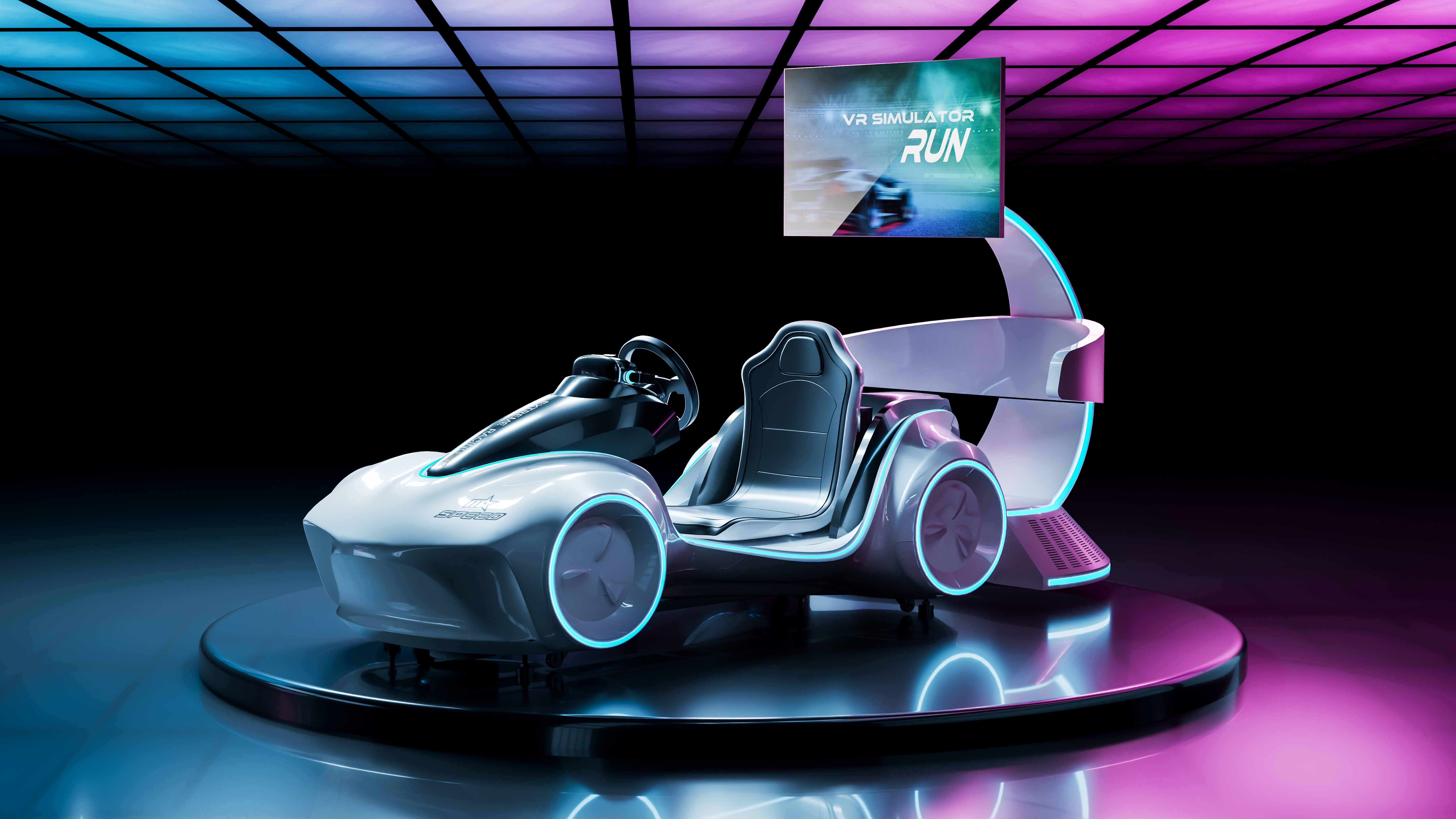 vr，VR Racing，E-sports，racing，science fiction，VR equipment，Amusement equipment，Game console design，