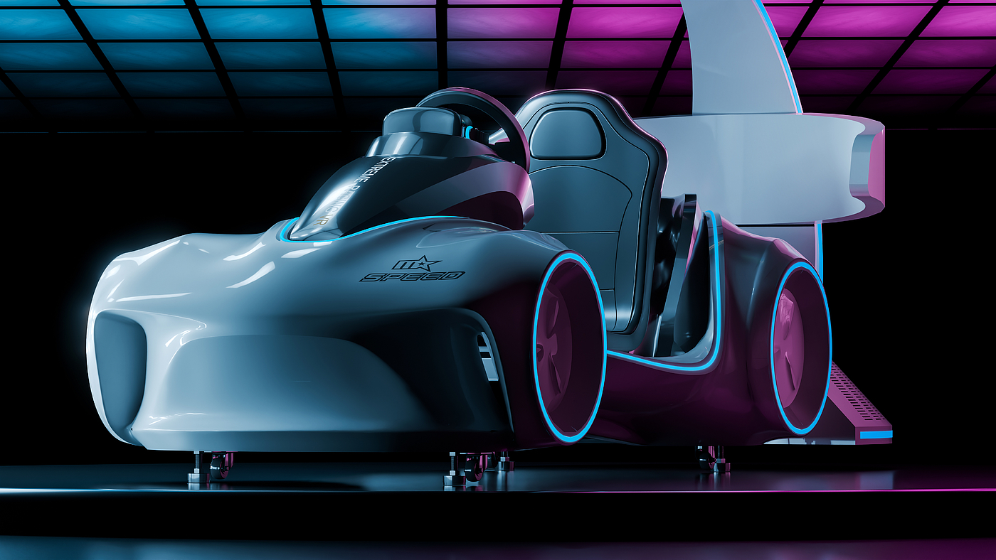 vr，VR Racing，E-sports，racing，science fiction，VR equipment，Amusement equipment，Game console design，