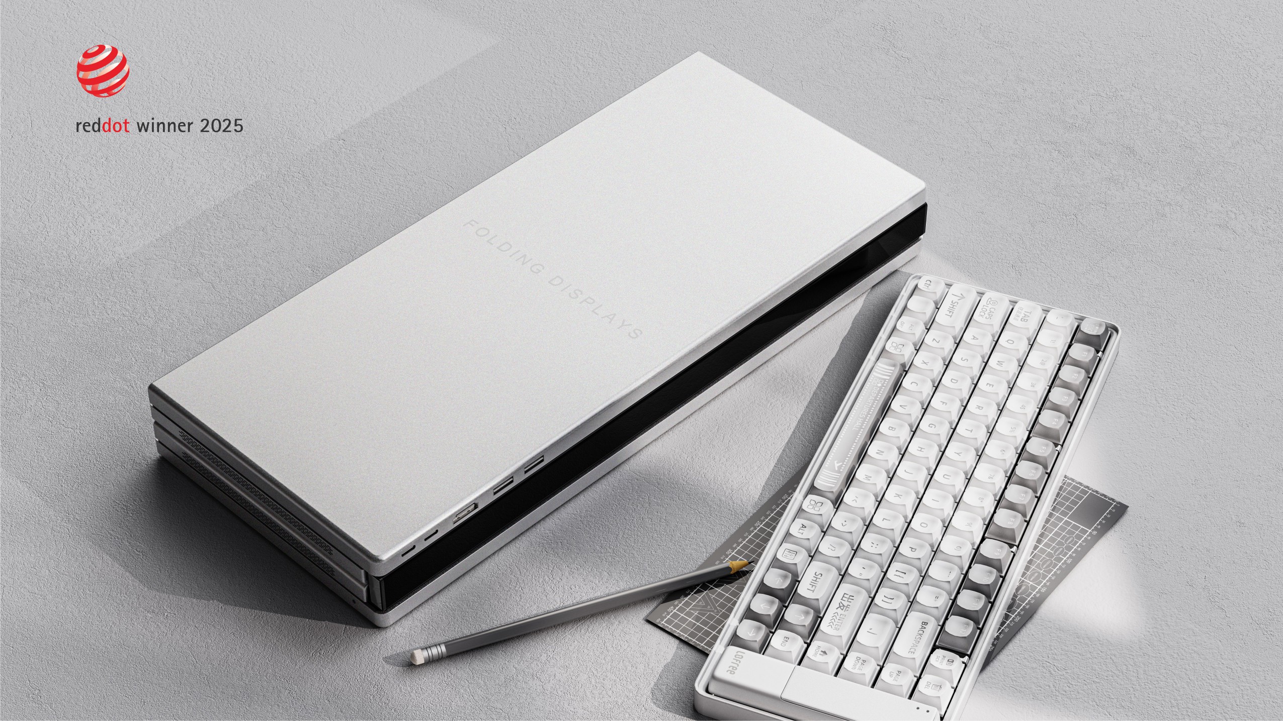 industrial design，electronic product，computer，display，four-fold，