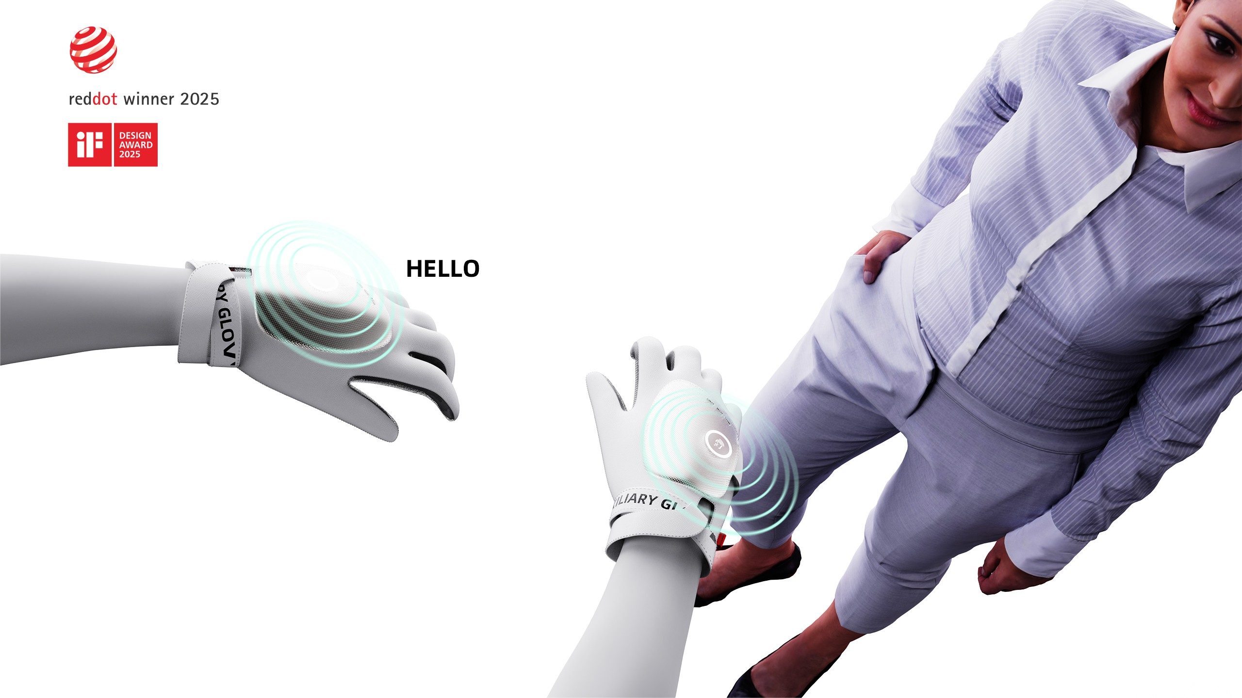 CLF Galliver，industrial design，Structural design，Sign language translation，Translation of gloves，