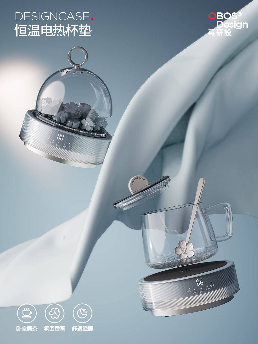 Electric heating cup mat，Good looks，small home appliances，Good office materials，