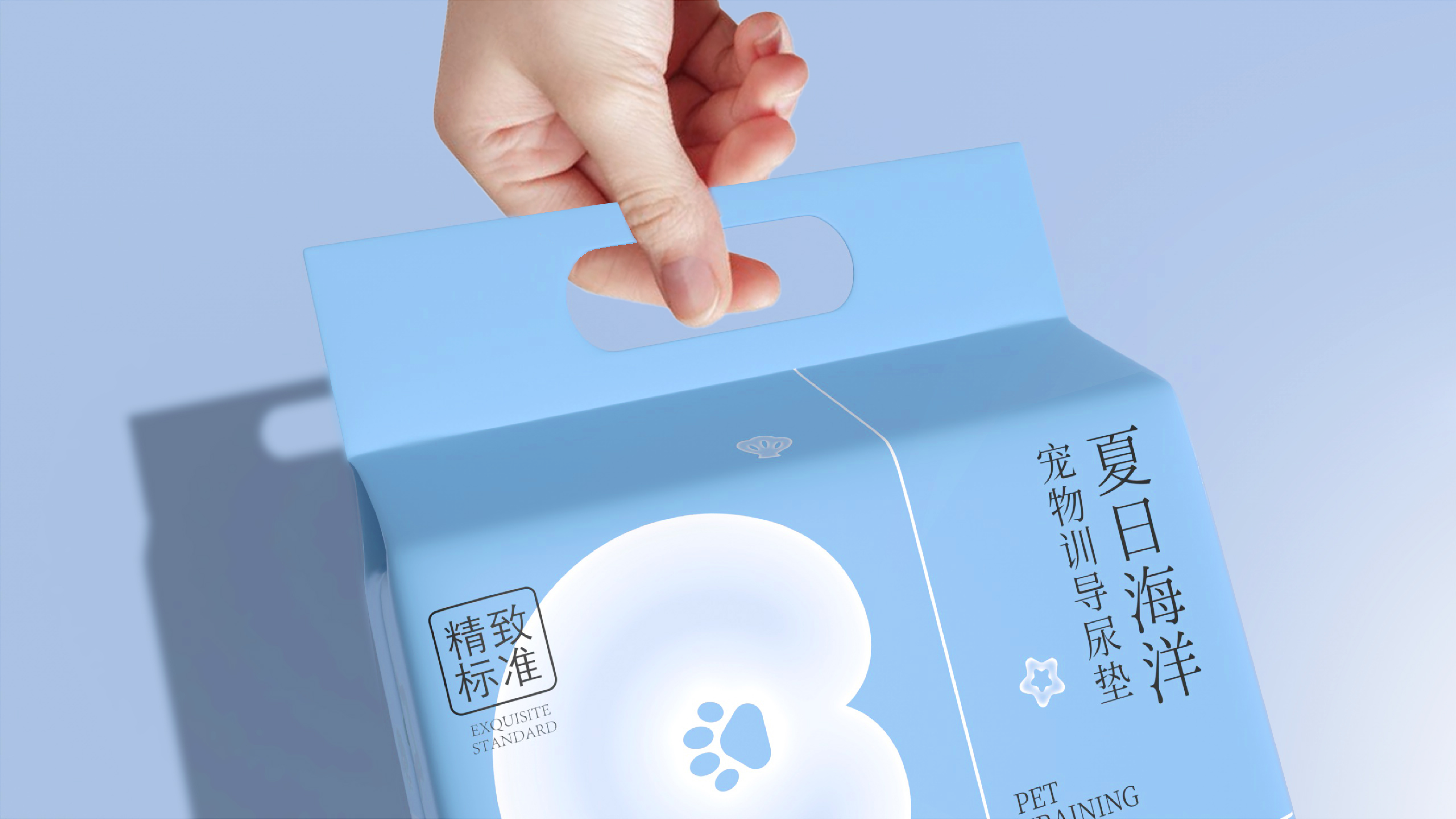 Pet urine pad，packing design，Creative design，Festival Limited Design，