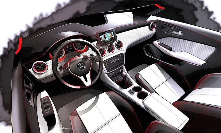 Benz，appearance，Interior，