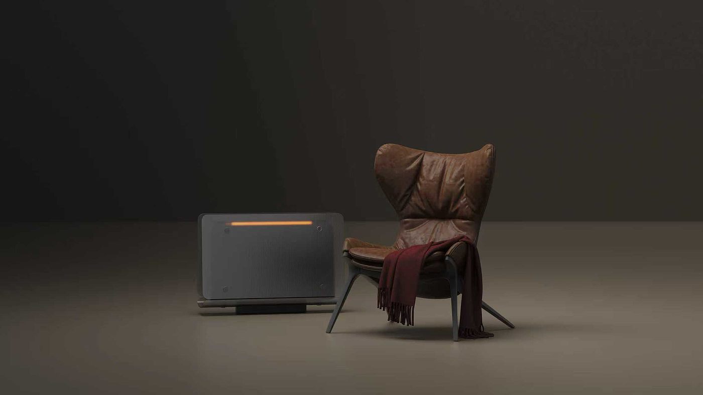 household electrical appliances，Temperature and humidity machine，style of art，
