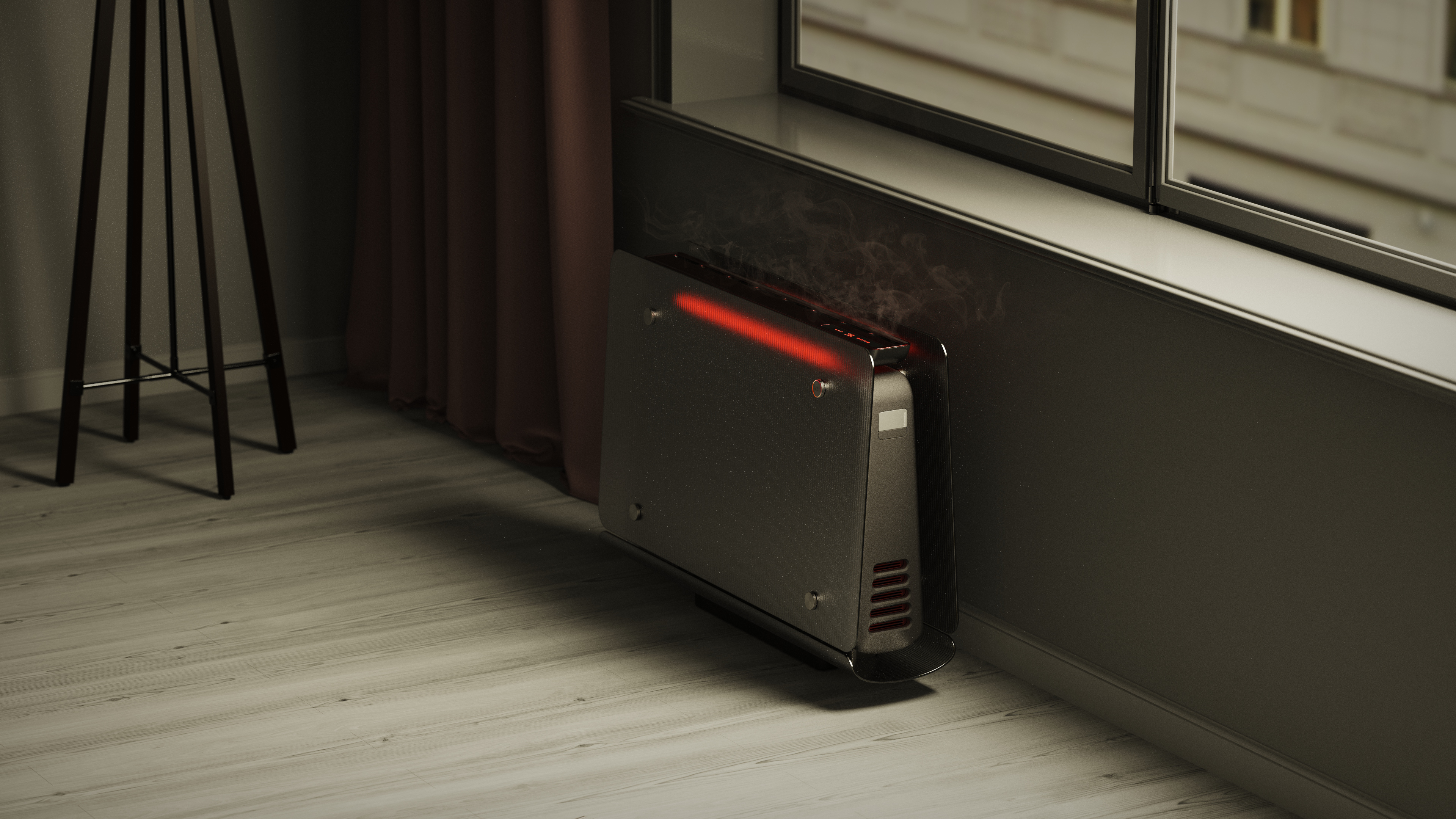 household electrical appliances，Temperature and humidity machine，style of art，