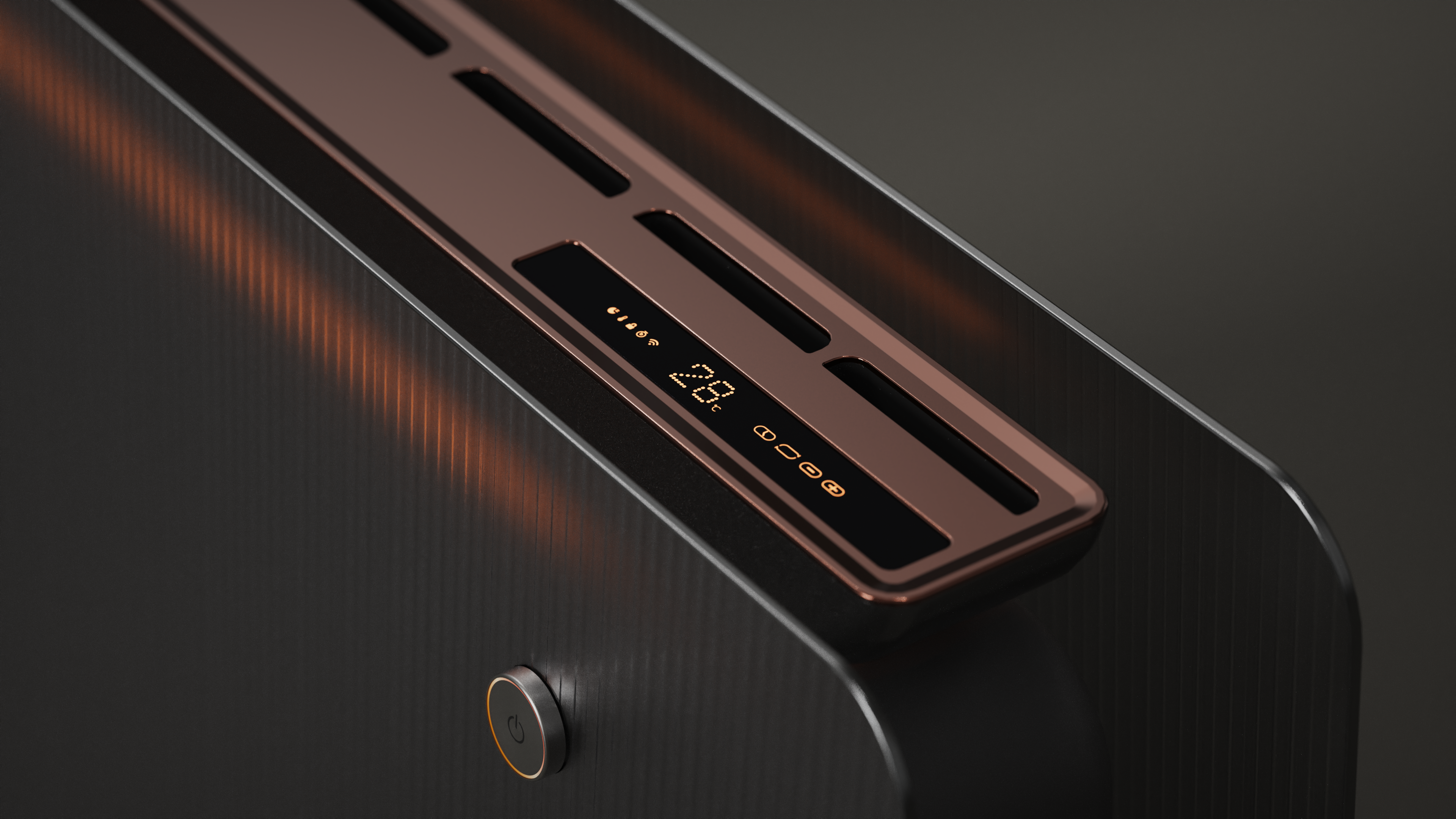 household electrical appliances，Temperature and humidity machine，style of art，