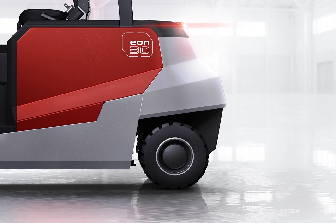 EON，Electric forklift，vehicle，industrial design，