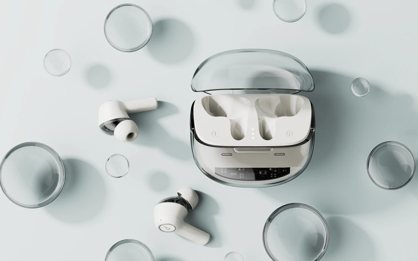 headset，Digital，electronic product，boAt Nirvana Crystl，