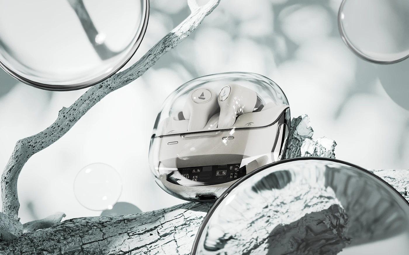 headset，Digital，electronic product，boAt Nirvana Crystl，