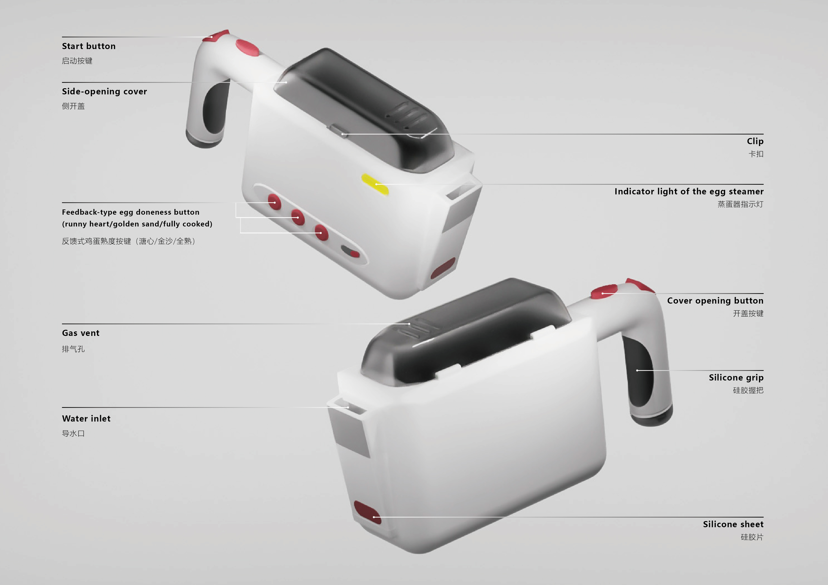 product design，industrial design，Home appliance design，sample reels，Design works collection，