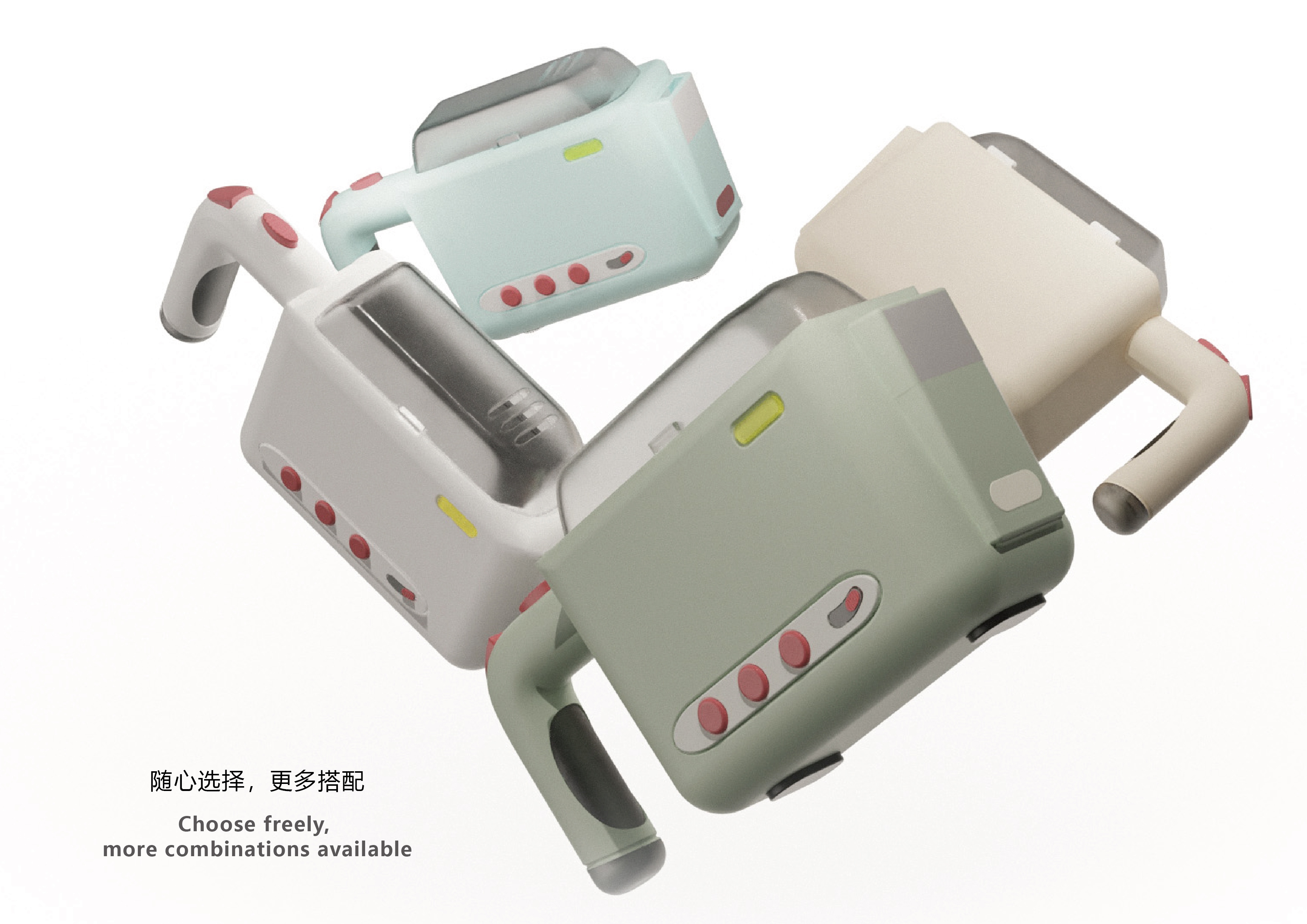 product design，industrial design，Home appliance design，sample reels，Design works collection，