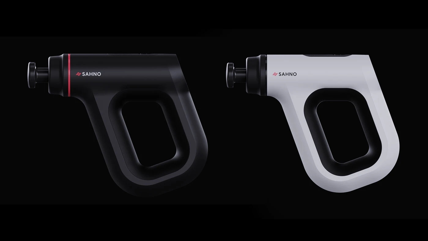 Fascia gun，Massage gun，Sahno®，product design，