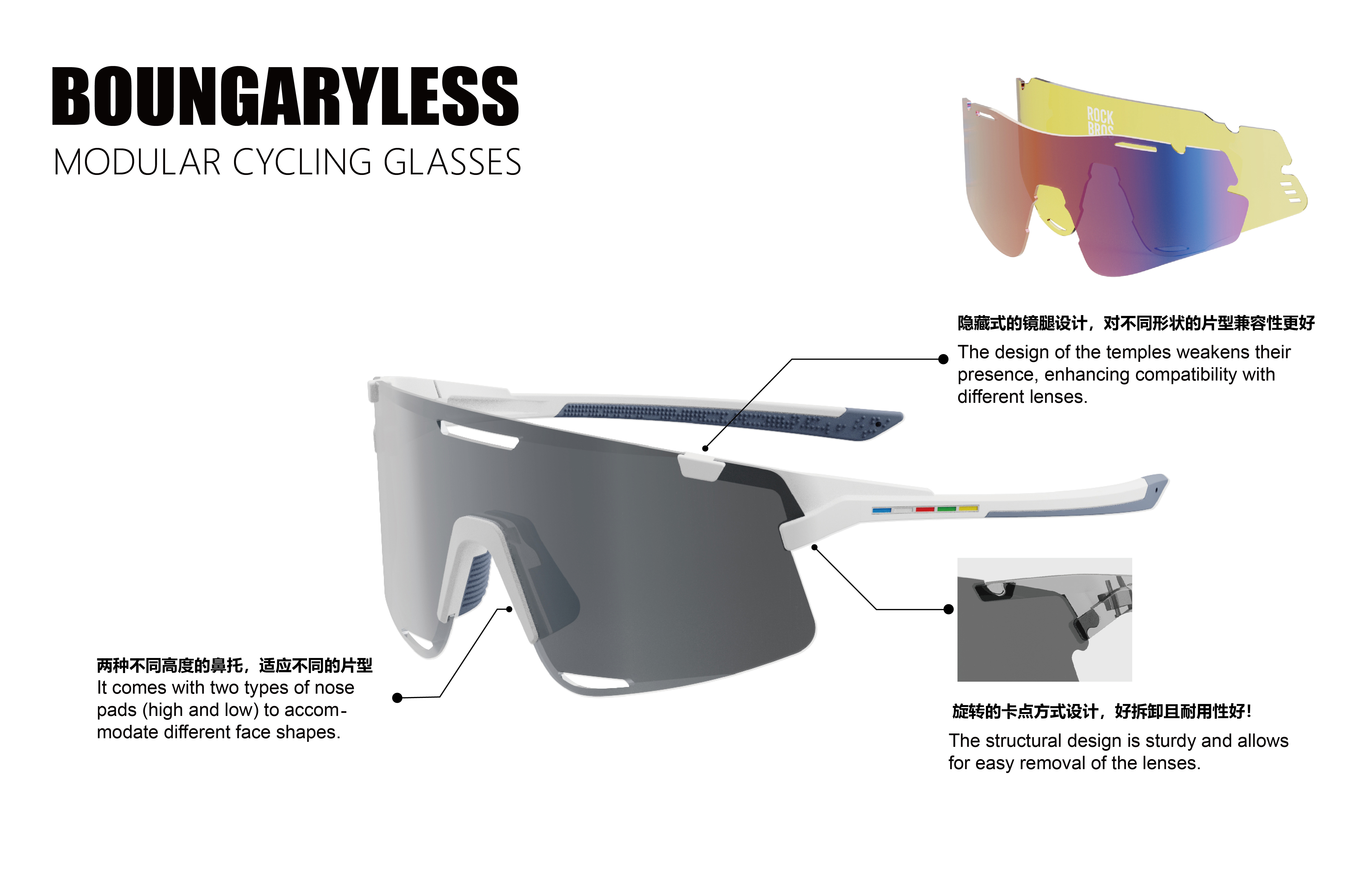 Cycling glasses, running glasses, night riding goggles，
