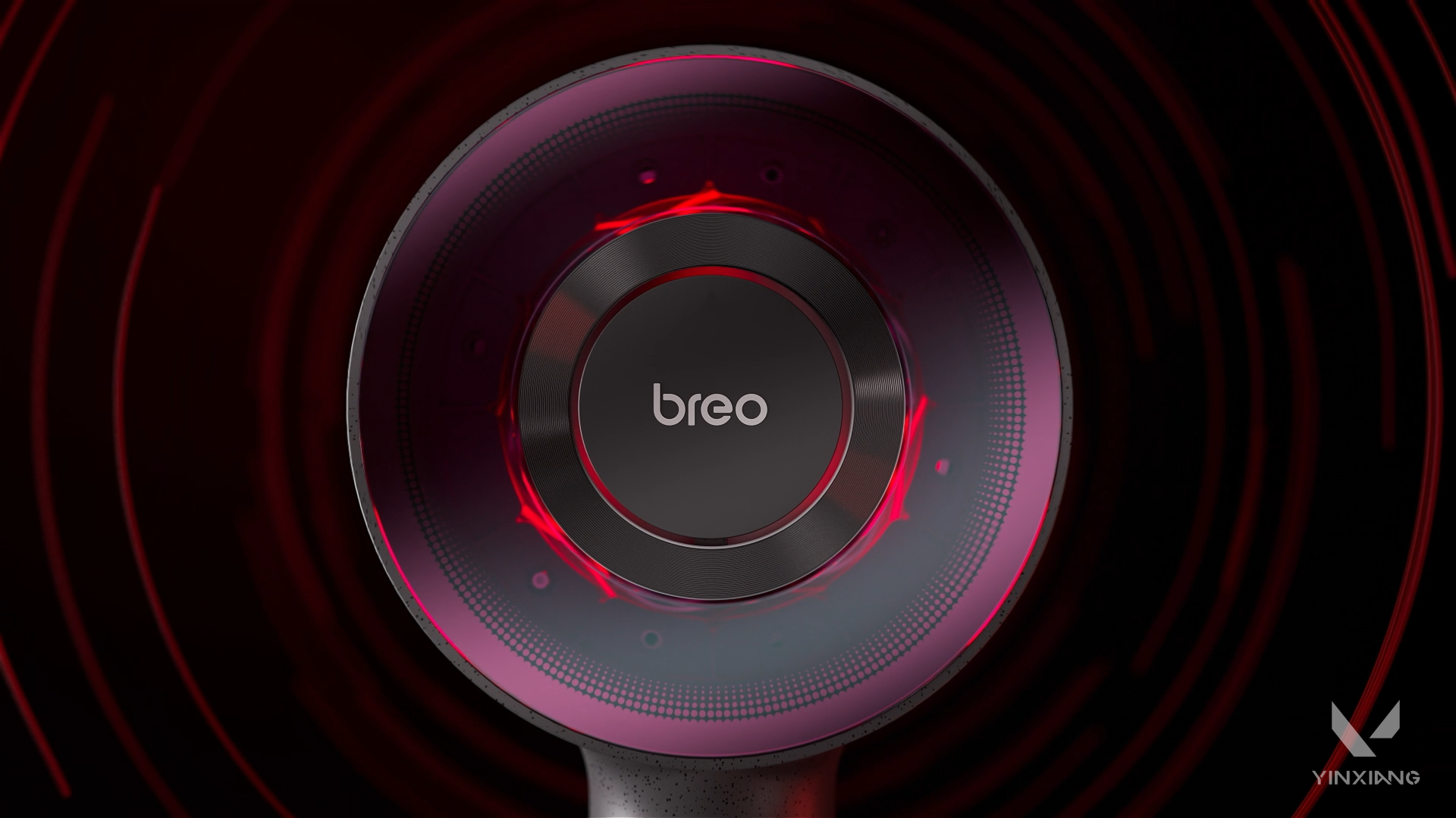 Advertising film，3D Video Advertising，CG animation，Product introduction，Personal care products，Scalp Massager，Light and shadow effect display，Product function display，