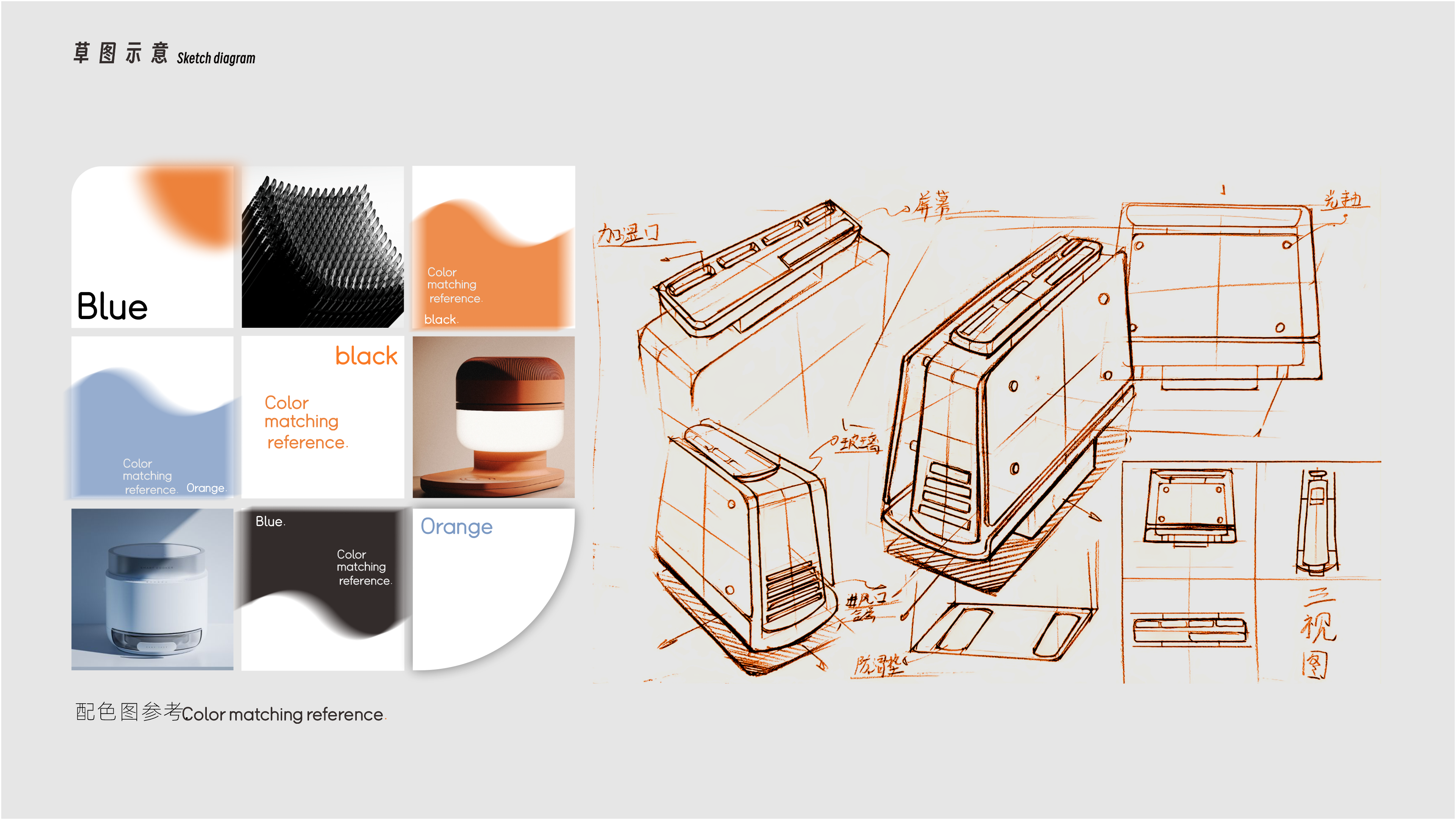 household electrical appliances，Temperature and humidity machine，style of art，