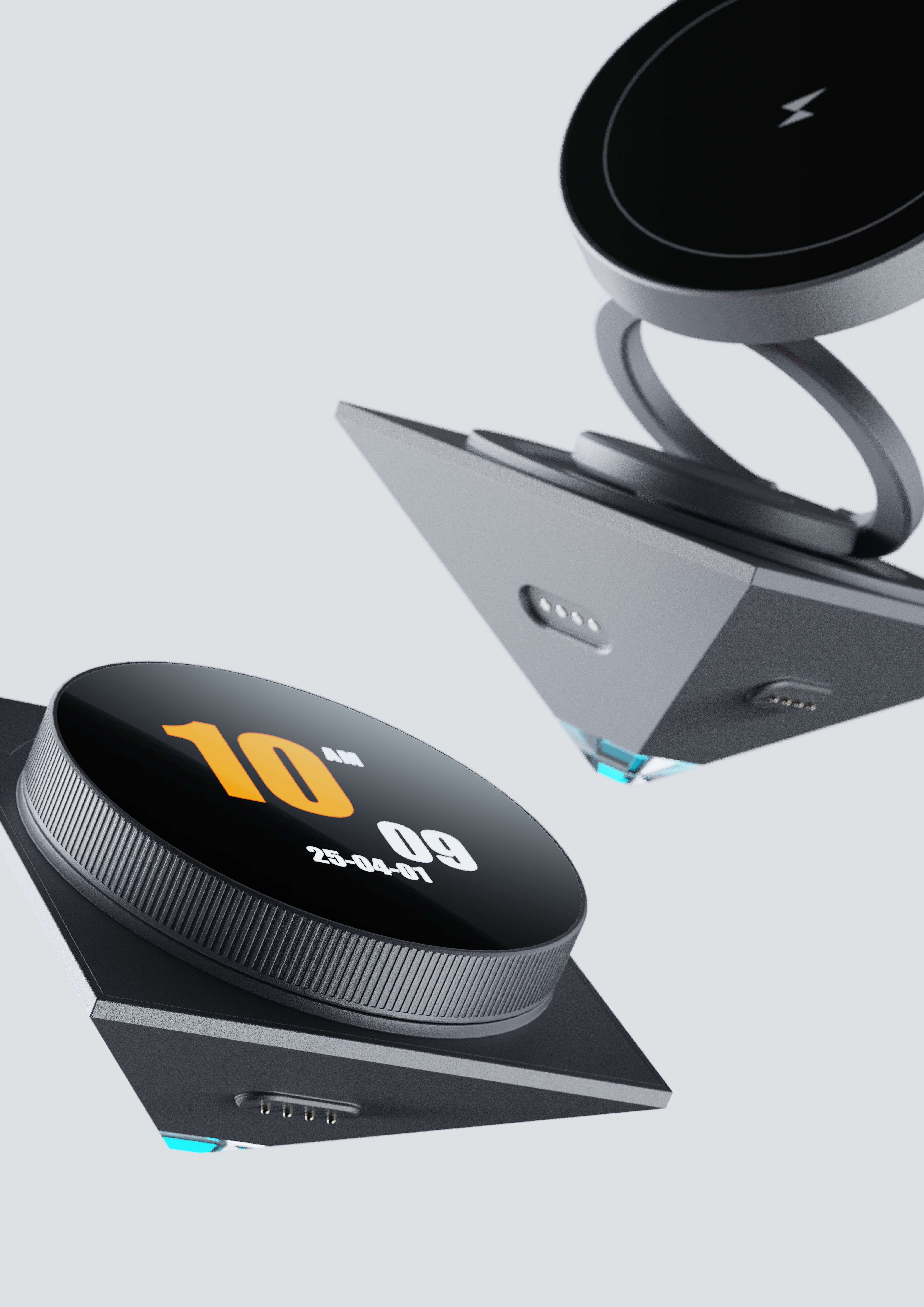 industrial design，product design，Appearance design，Wireless charging，Module wireless charging，Three in one wireless charging，