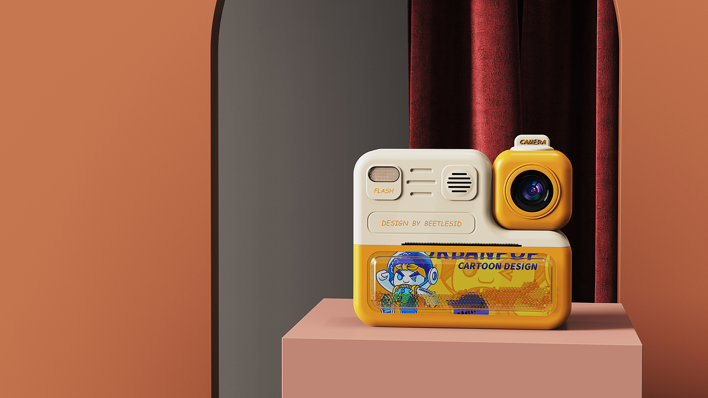 Children's camera，product design，Consumer electronics，Childlike interest，