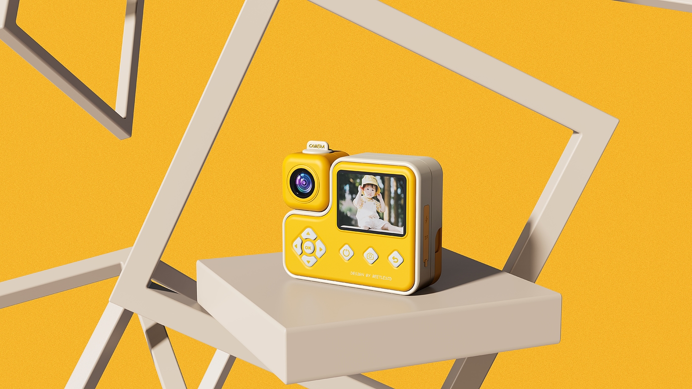 Children's camera，product design，Consumer electronics，Childlike interest，