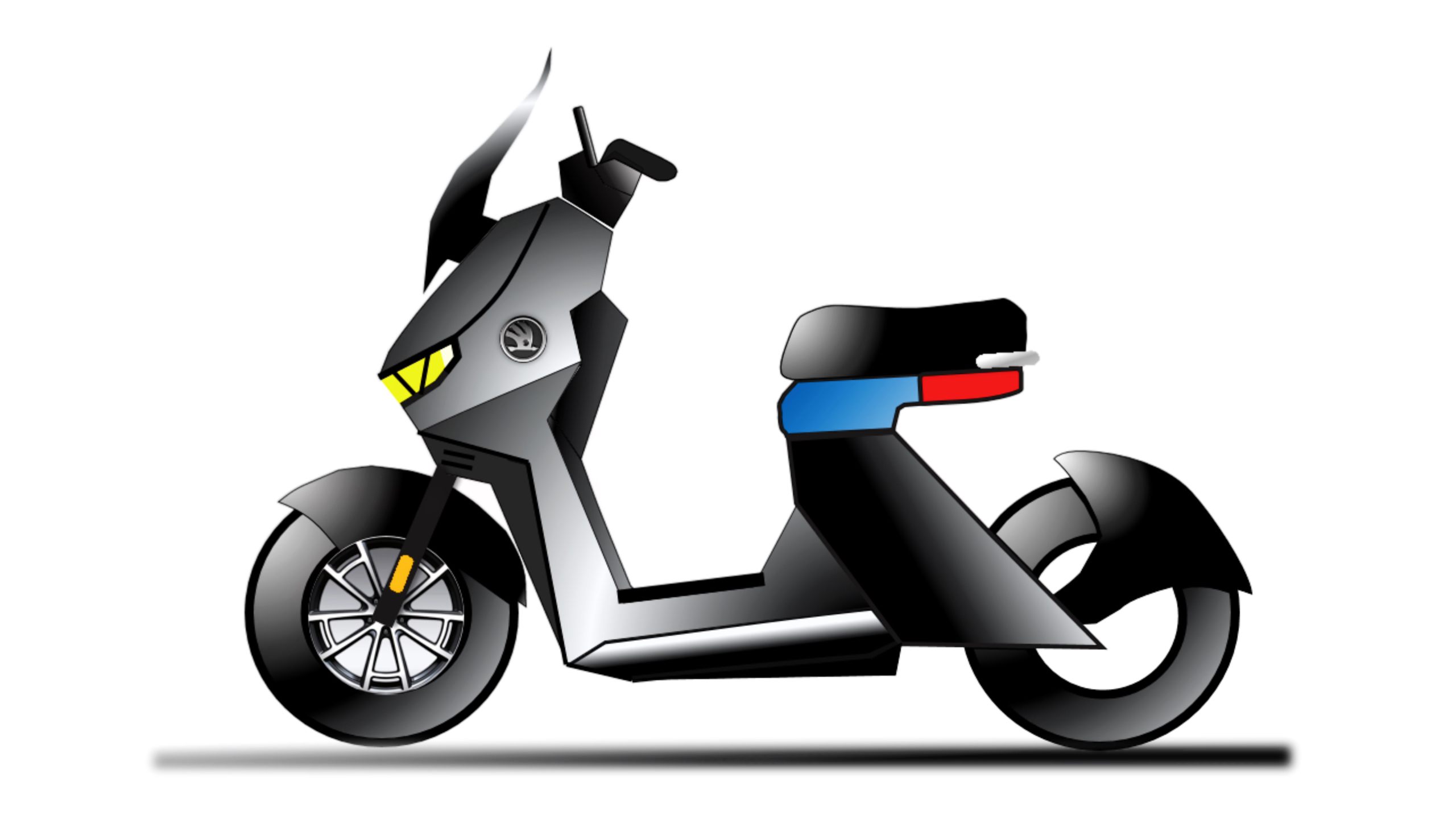 AI painting，UG modeling，Electric motorcycle，Industrial product design，Dream car.，Large volume of car，