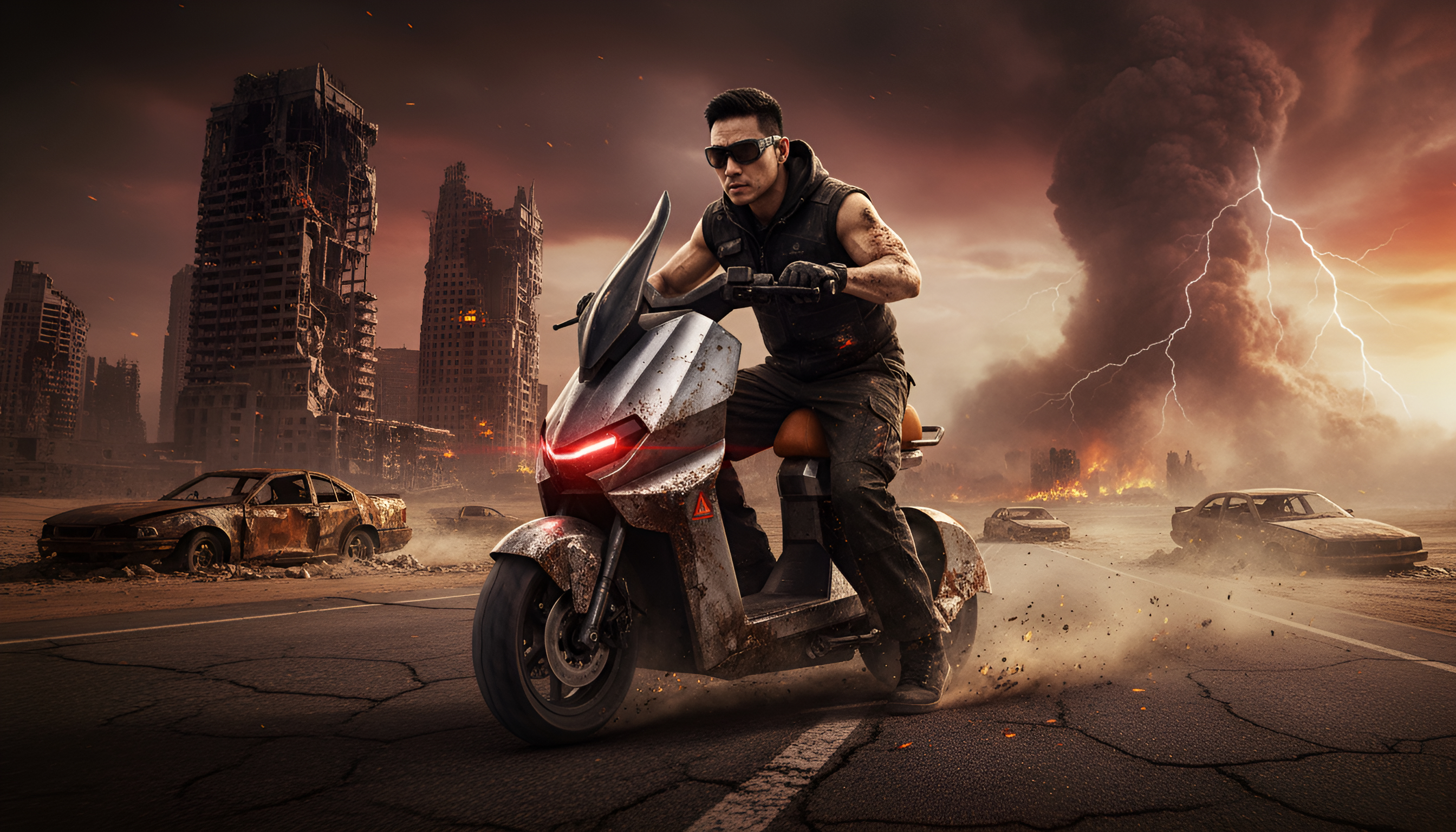 AI painting，UG modeling，Electric motorcycle，Industrial product design，Dream car.，Large volume of car，