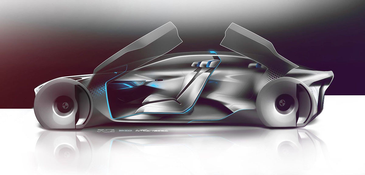 bmw，concept，automobile，industrial design，Interior，