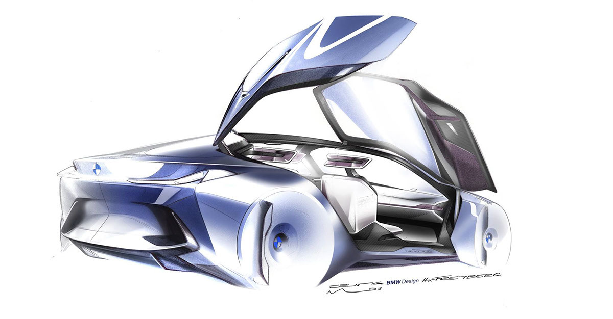 bmw，concept，automobile，industrial design，Interior，
