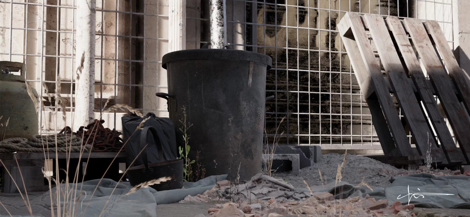 CG video，3D modeling，Texture Paint，Lighting effects，One Cloud Image，