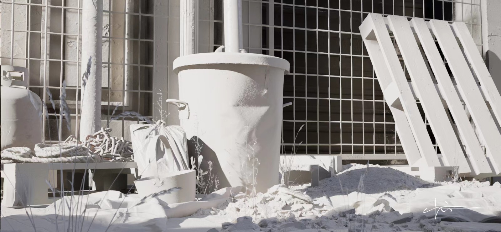 CG video，3D modeling，Texture Paint，Lighting effects，One Cloud Image，