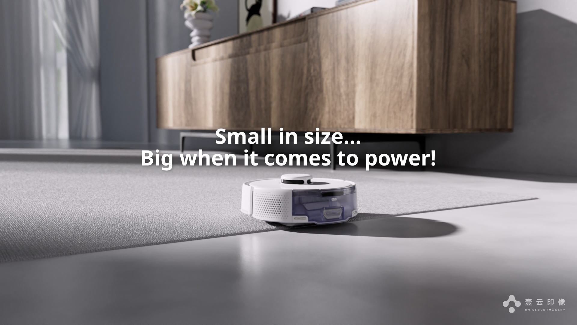 CG Video Advertising，Product promotional film，3D animation，Household appliances，Sweeping robot，Overseas advertising film，Function Publicity，Scene modeling，