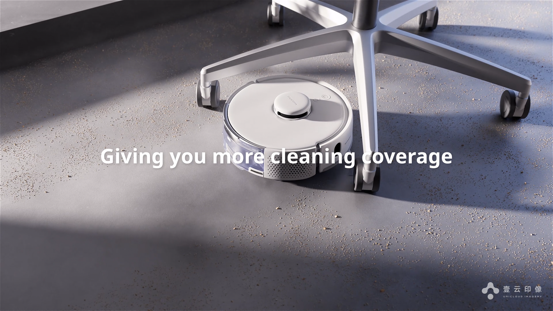 CG Video Advertising，Product promotional film，3D animation，Household appliances，Sweeping robot，Overseas advertising film，Function Publicity，Scene modeling，