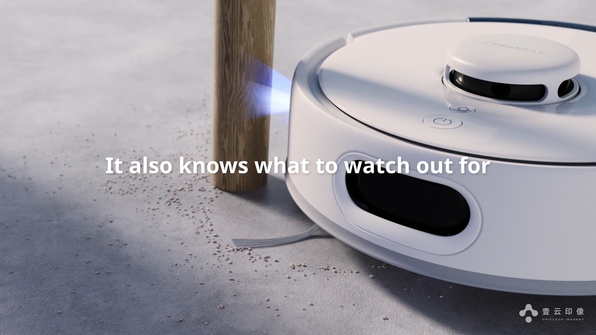 CG Video Advertising，Product promotional film，3D animation，Household appliances，Sweeping robot，Overseas advertising film，Function Publicity，Scene modeling，