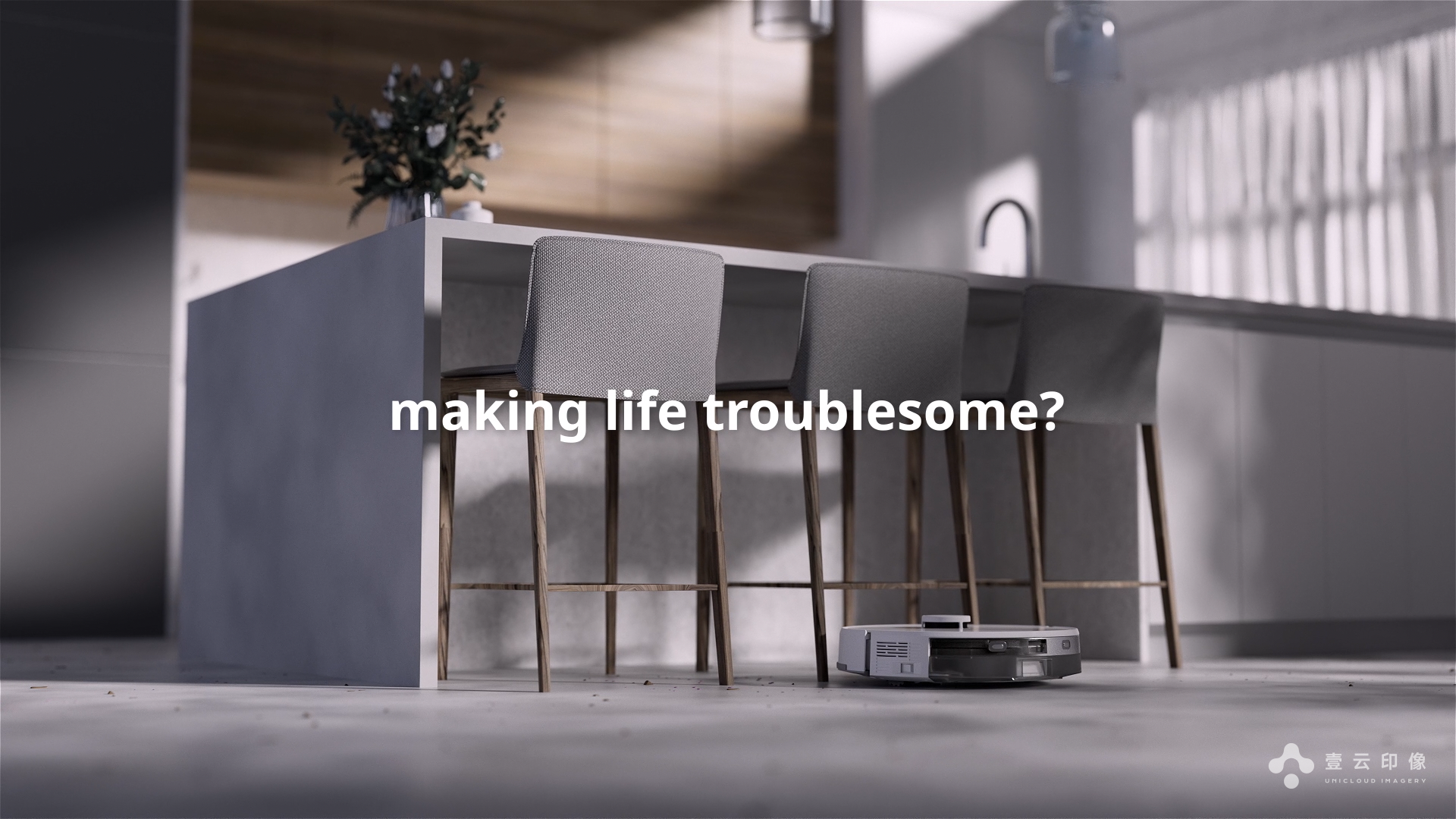 CG Video Advertising，Product promotional film，3D animation，Household appliances，Sweeping robot，Overseas advertising film，Function Publicity，Scene modeling，