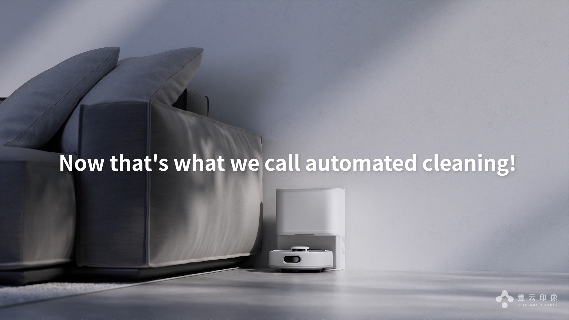 CG Video Advertising，Product promotional film，3D animation，Household appliances，Sweeping robot，Overseas advertising film，Function Publicity，Scene modeling，