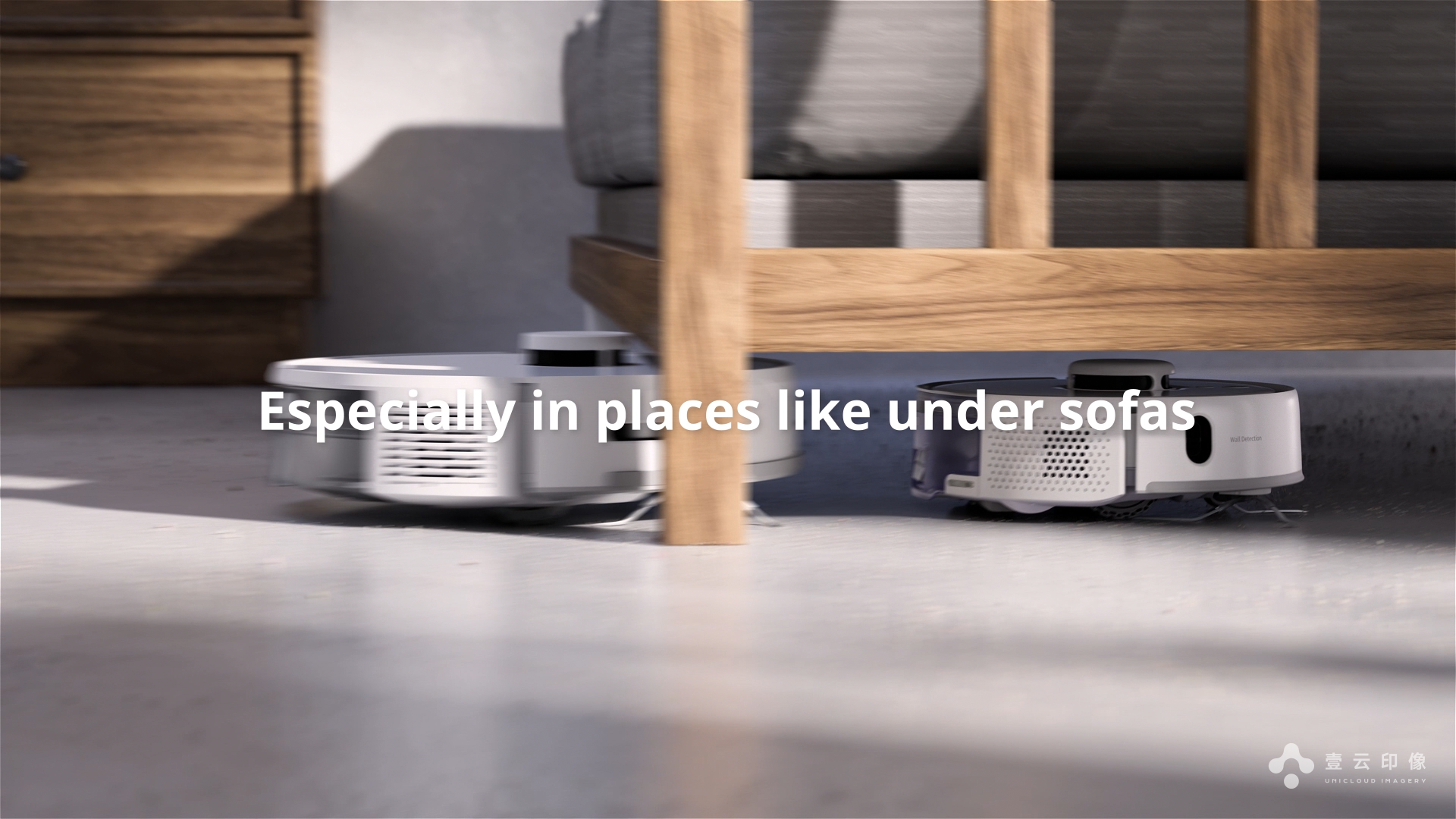 CG Video Advertising，Product promotional film，3D animation，Household appliances，Sweeping robot，Overseas advertising film，Function Publicity，Scene modeling，