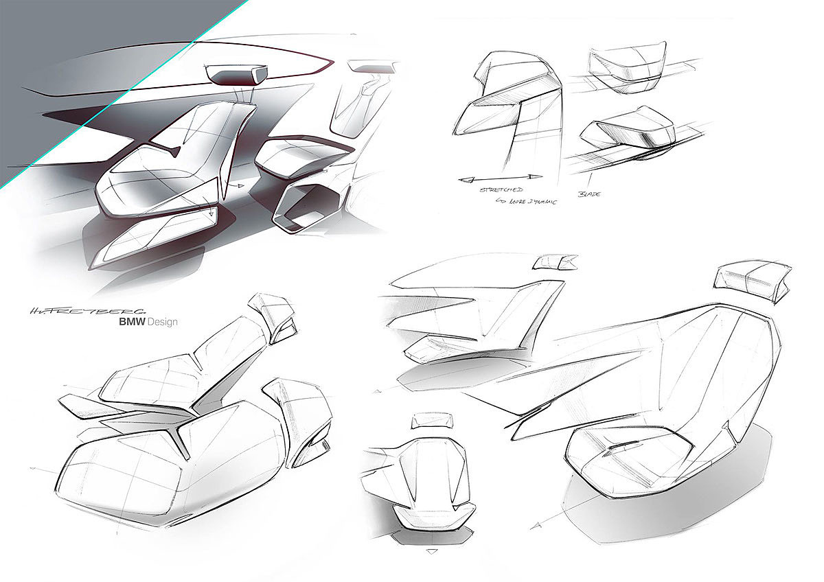 宝马，概念，汽车，工业设计，内饰，