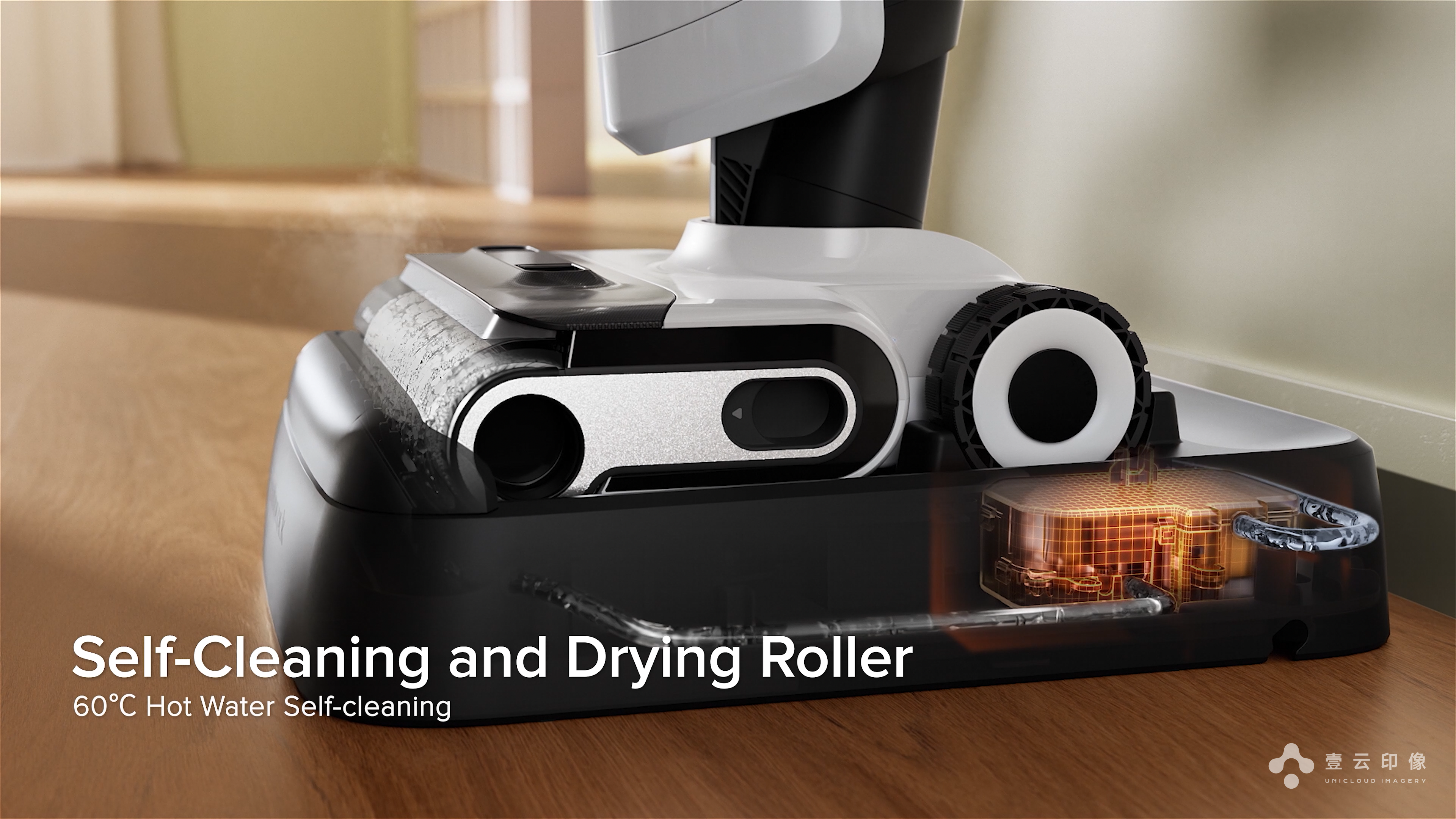 CG advertisement，Product modeling，Product promotional film，3D animation display，Product function display，Overseas Advertising，Household appliances，Washing machine，