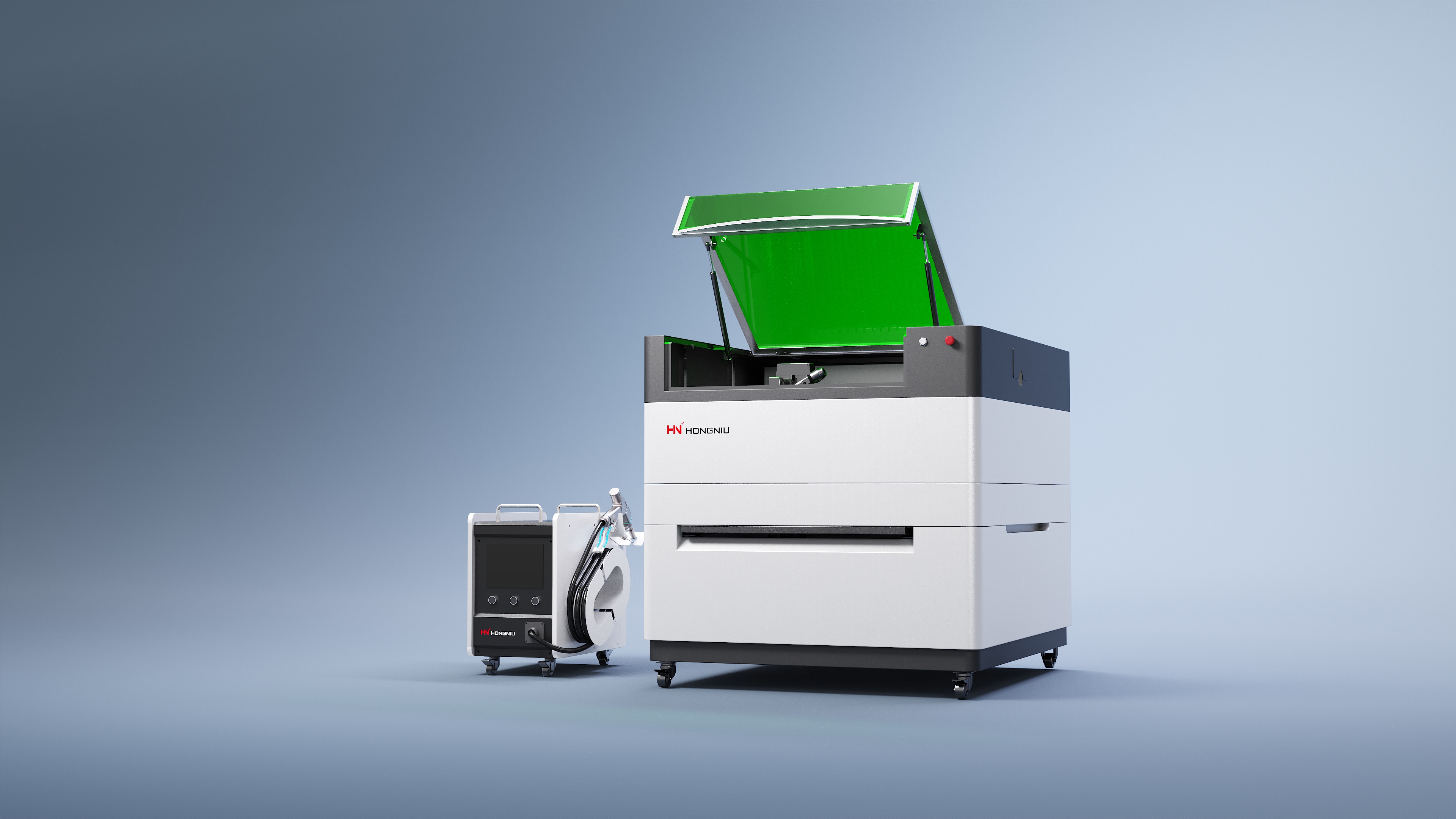 Laser cutting machine，industrial design，