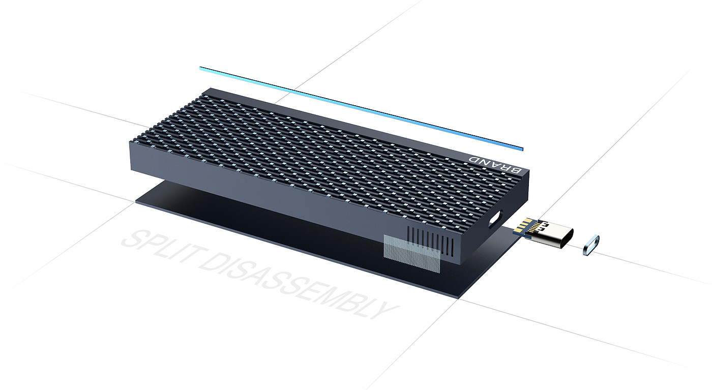 cmf，High-speed mobile hard disk，Portable，major，science and technology，future，order aesthetics，sample reels，