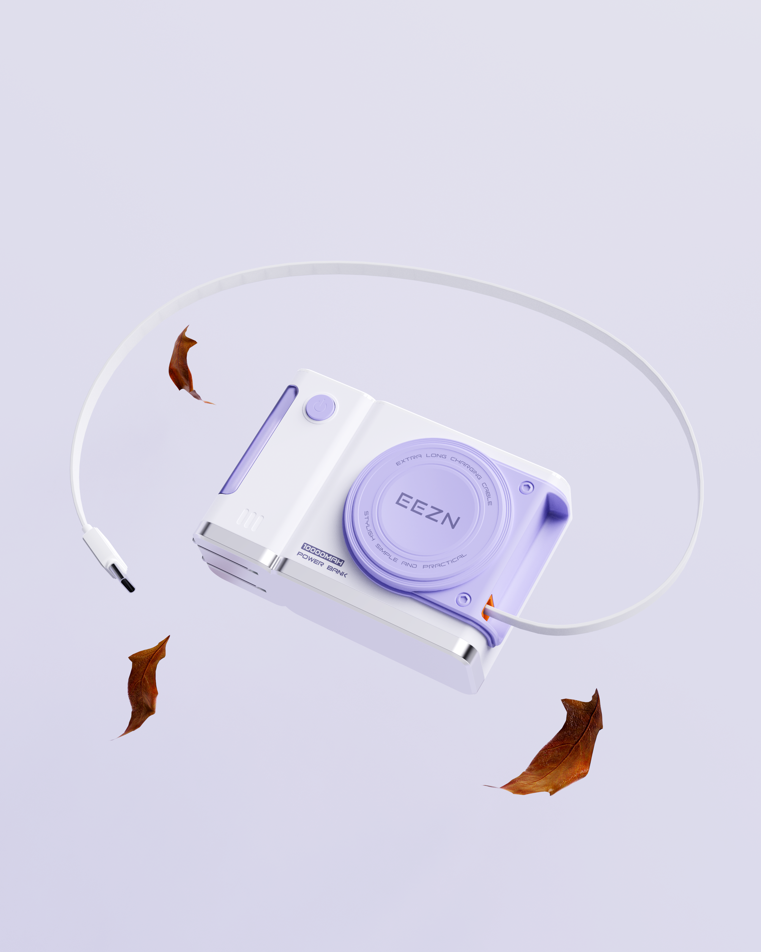 portable source，portable battery，electronic product，Product appearance design，Camera modeling，Feminization，