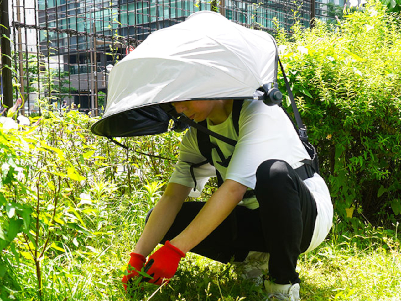 wearing an umbrella，Free your hands，sunshade，Outdoor artifact，Parasol，