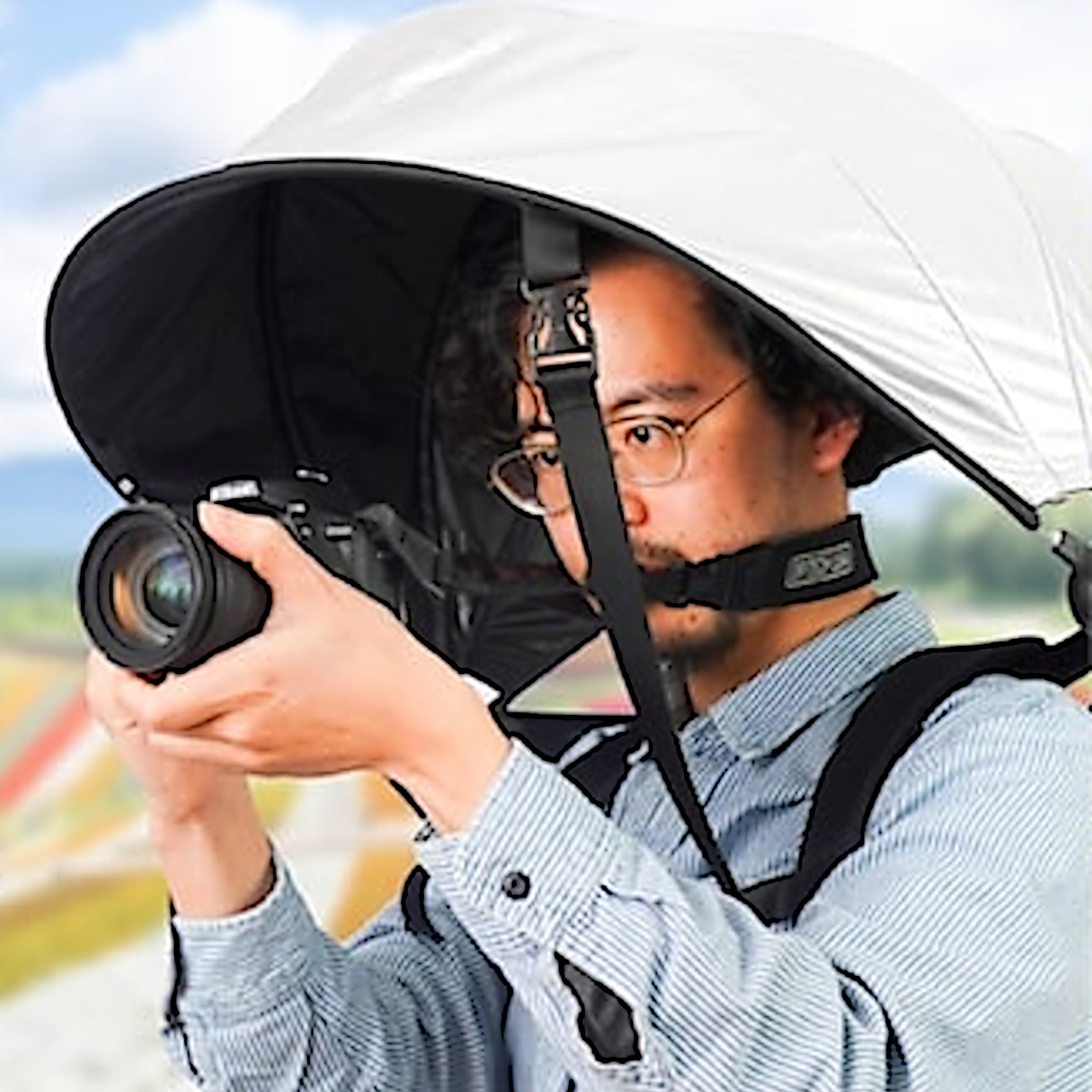 wearing an umbrella，Free your hands，sunshade，Outdoor artifact，Parasol，