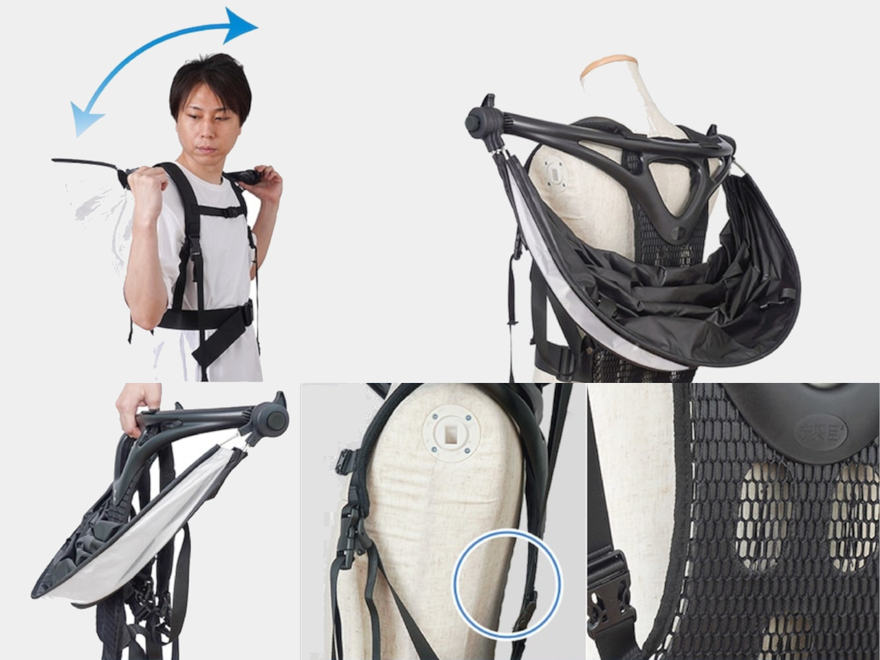 wearing an umbrella，Free your hands，sunshade，Outdoor artifact，Parasol，