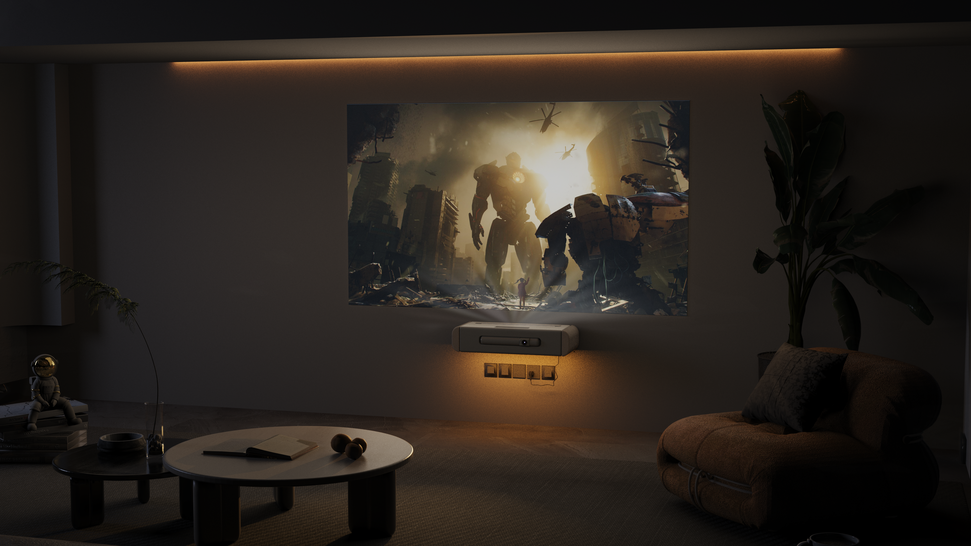 concept，household electrical appliances，Projector，Video and audio system，