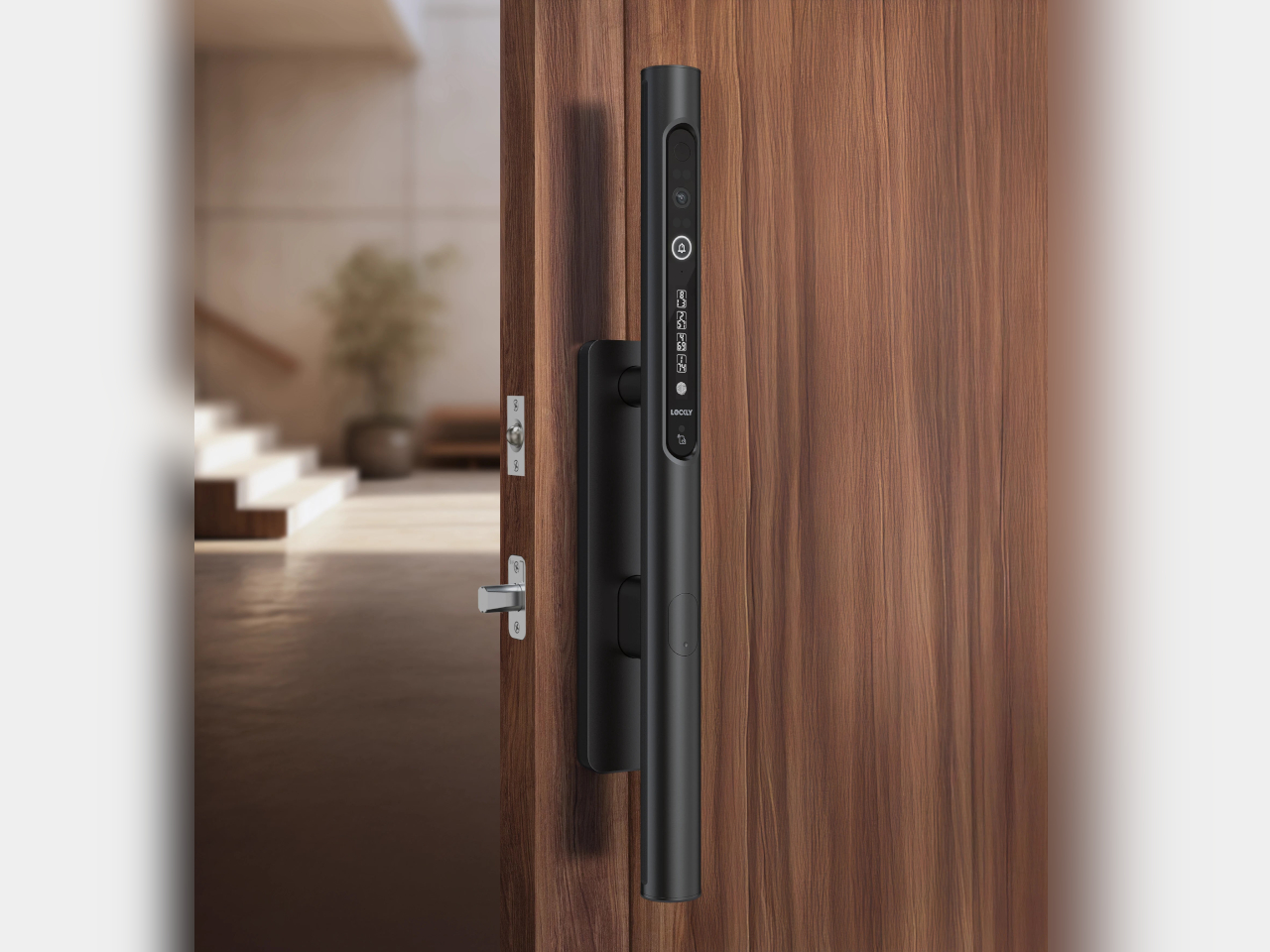 Intelligent door handle，3D Fingerprints，camera，homekit，Lockly Styla，