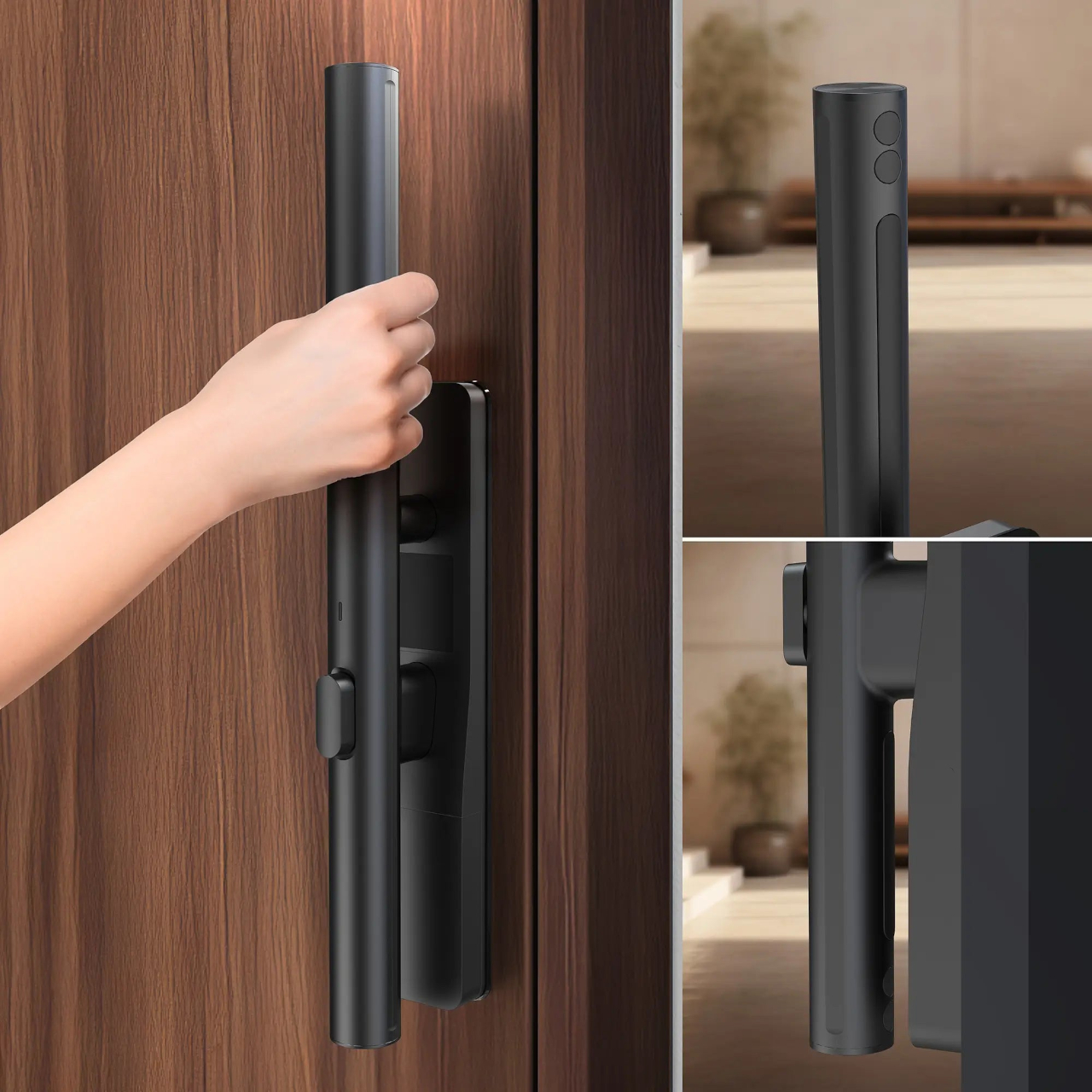 Intelligent door handle，3D Fingerprints，camera，homekit，Lockly Styla，