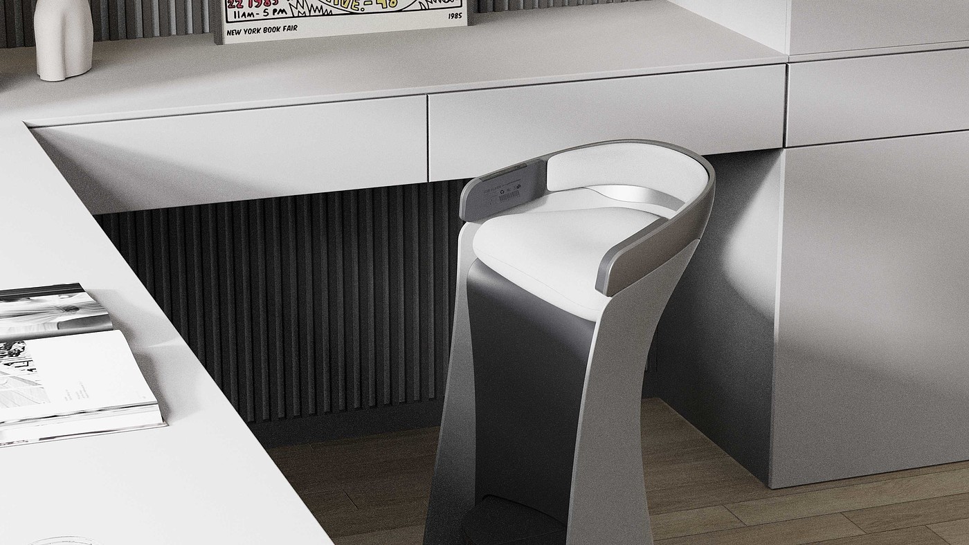 small office , home office，Modern furniture，Future design，